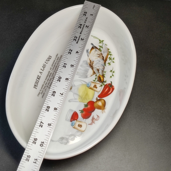 Recipe Oval Serving Platter Made in Spain - Picture 6 of 6